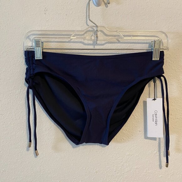 Calvin Klein Navy Blue Bikini Bottom - Picture 1 of 3